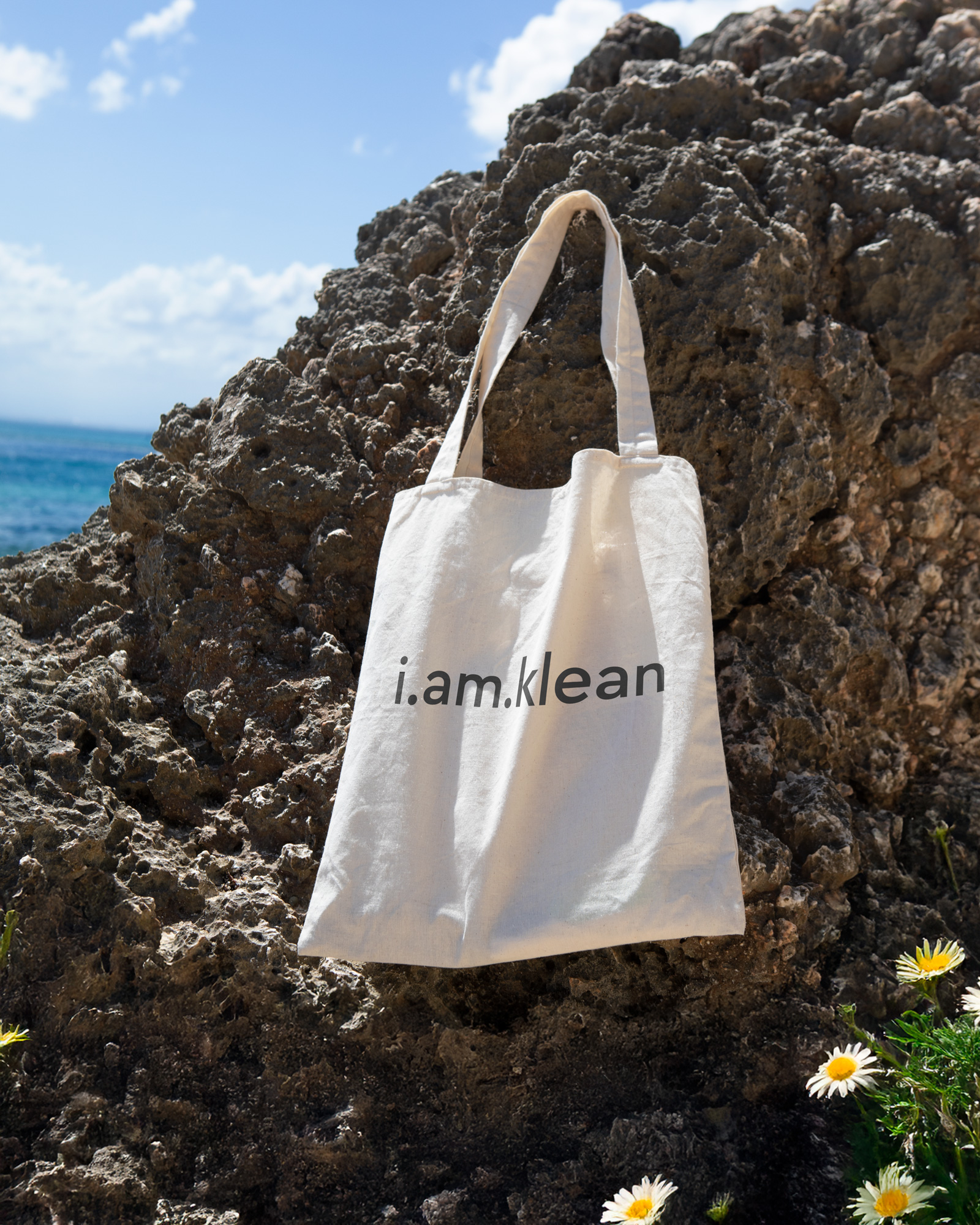 i.am.klean Herbruikbare tas met logo totebag