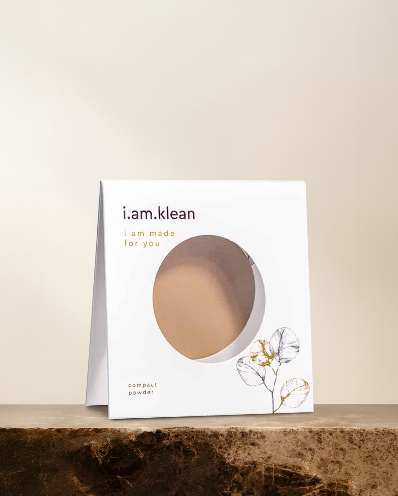 I.am.klean compact powder make-up verpakking