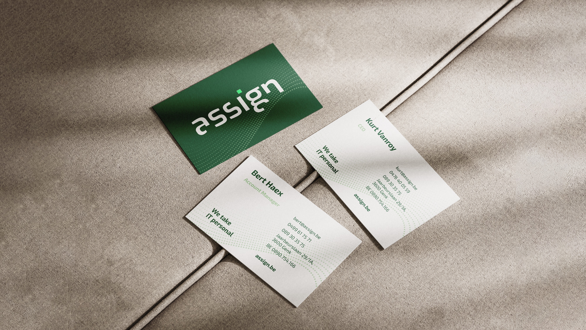 Visitekaartjes Assign