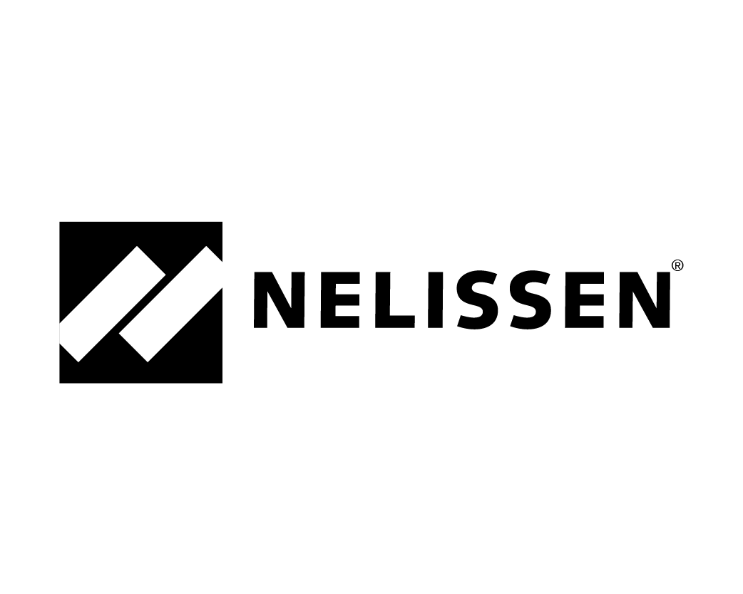 Nelissen logo met zwart-wit ontwerp