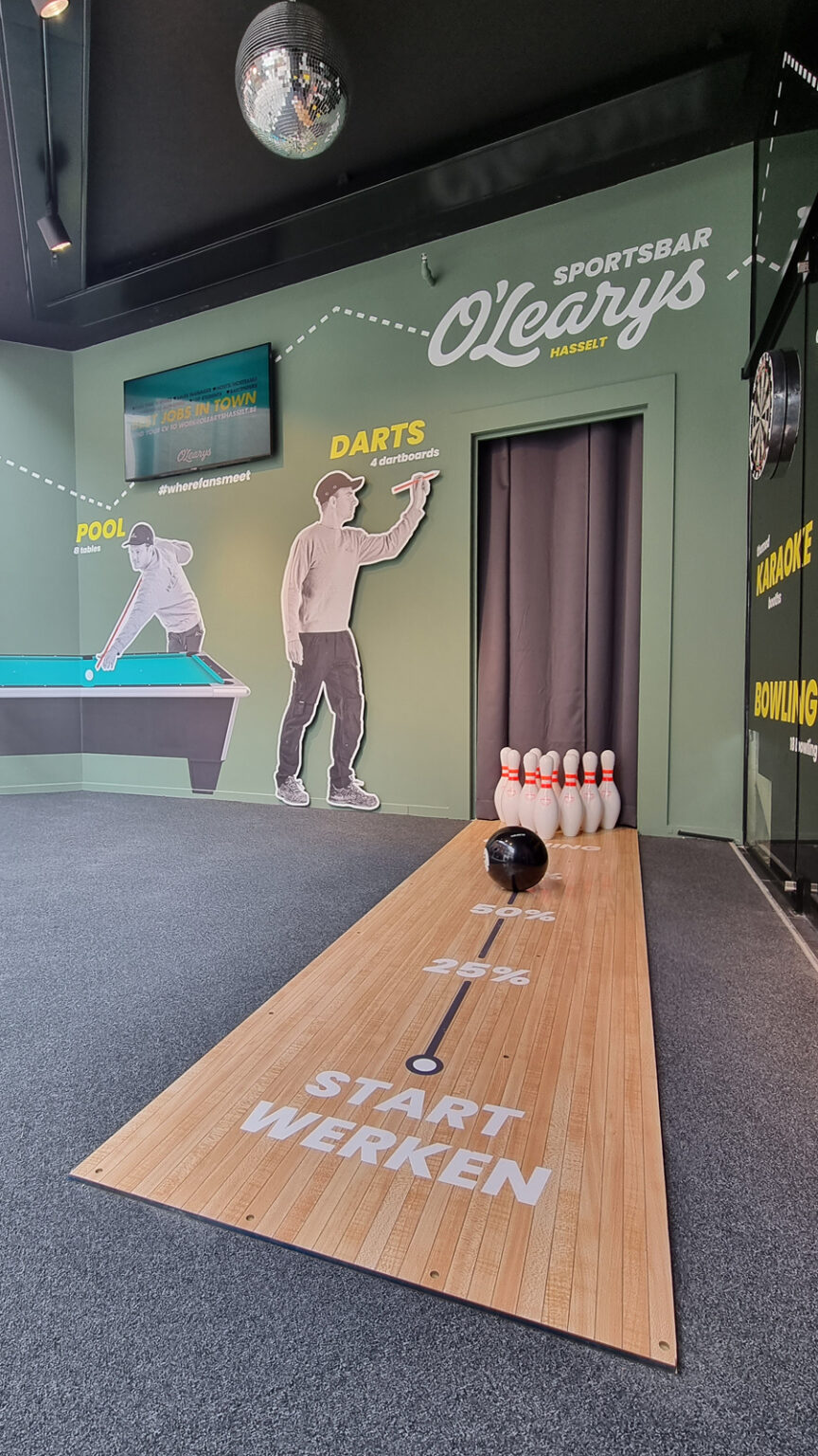 O'Learys Hasselt: bowlen, darten en pool.
