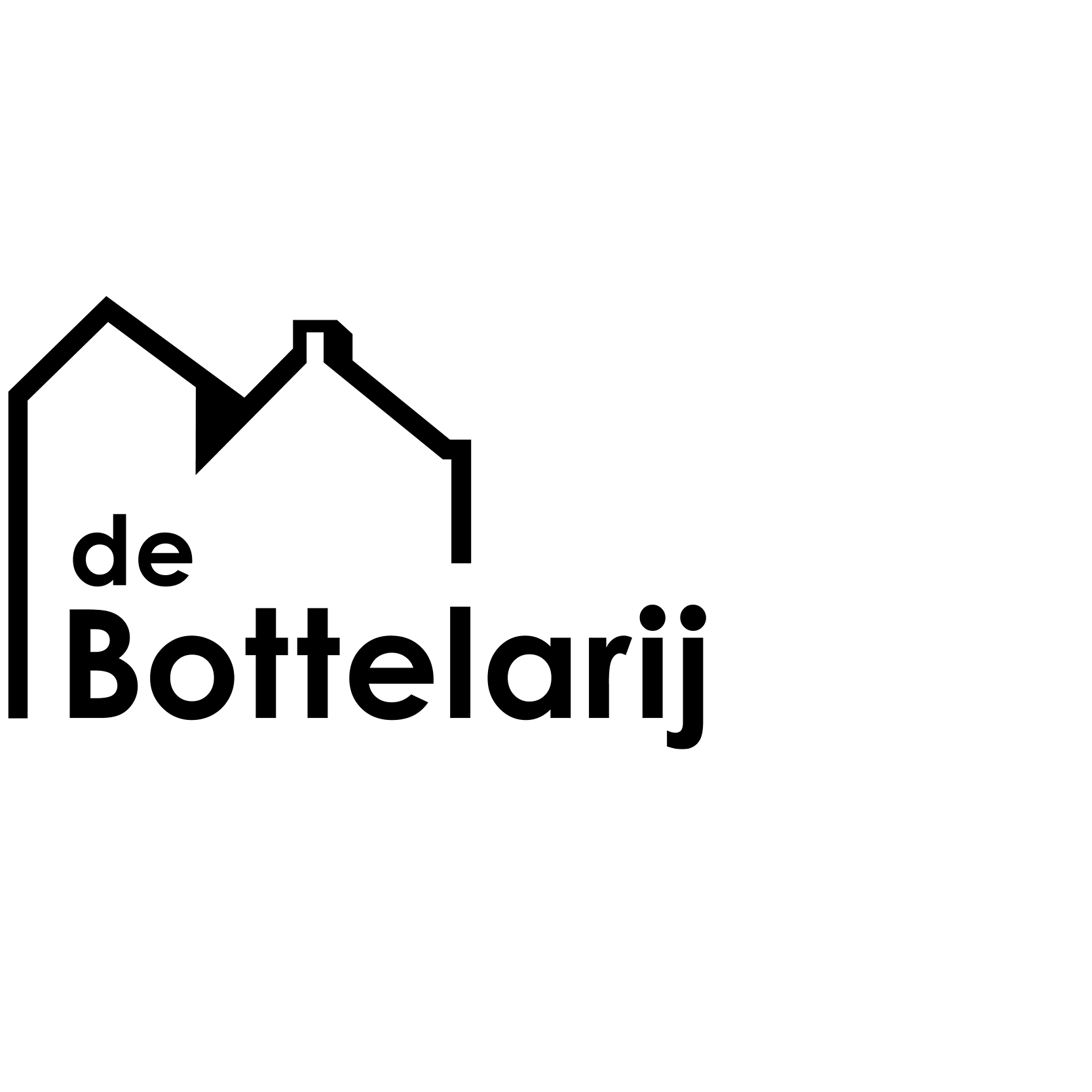 Logo van de Bottelarij met huisvorm