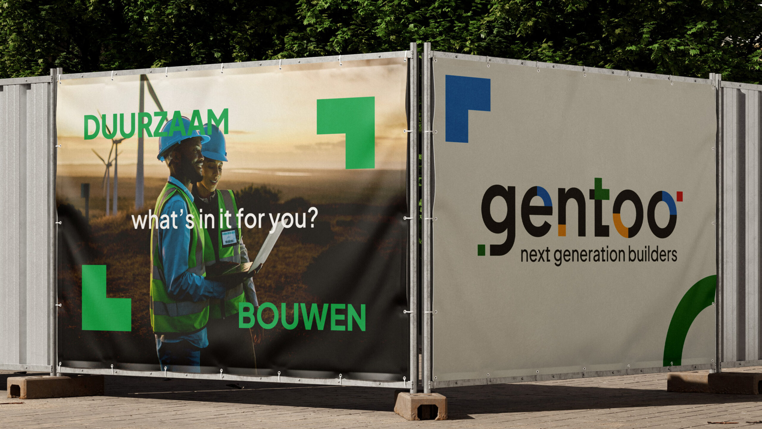 Reclamebord Gentoo