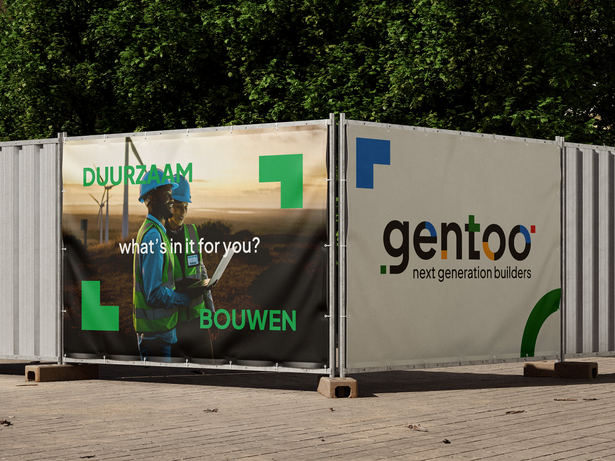 Reclamebord Gentoo