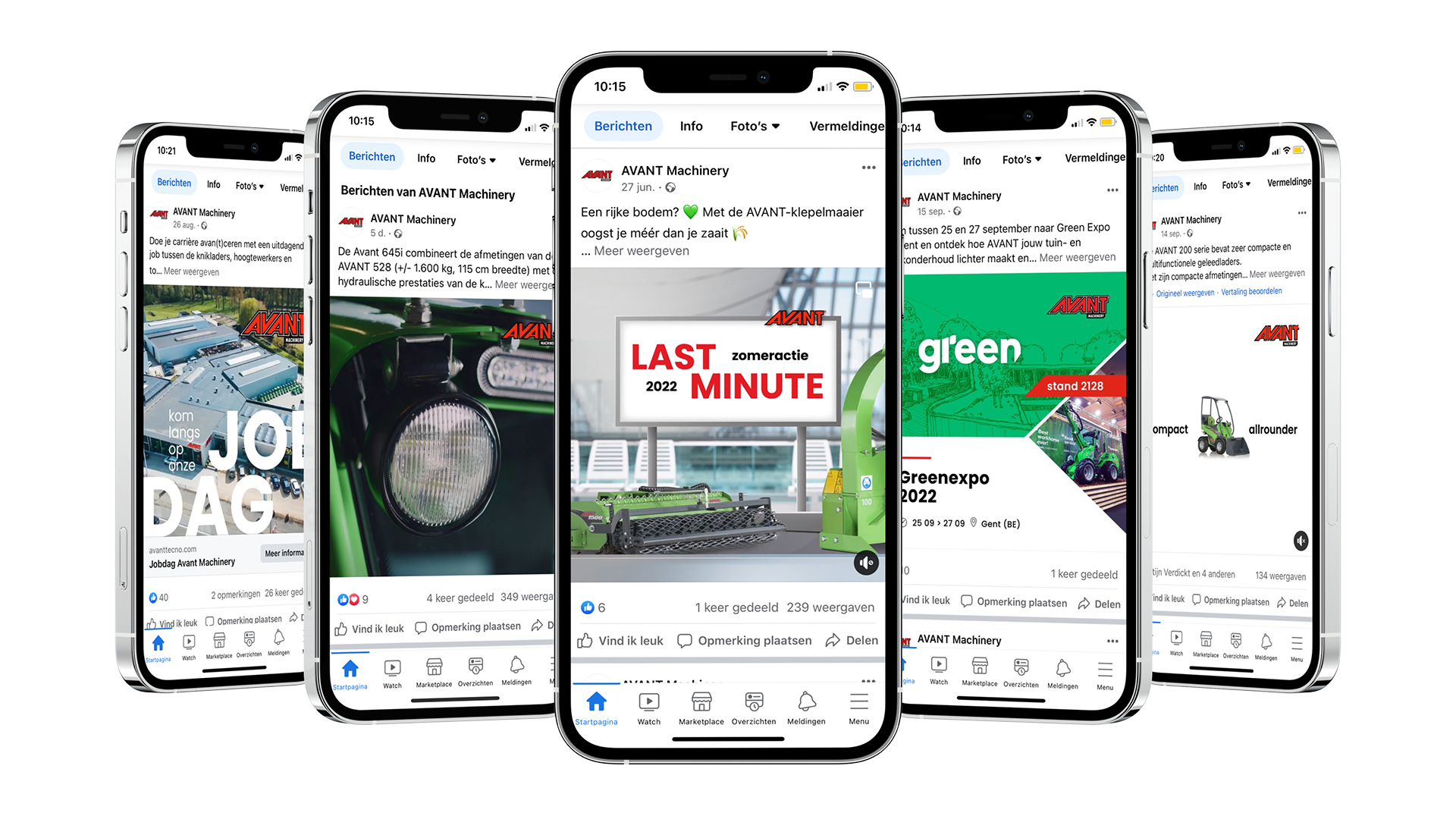 Avant sociale media campagne